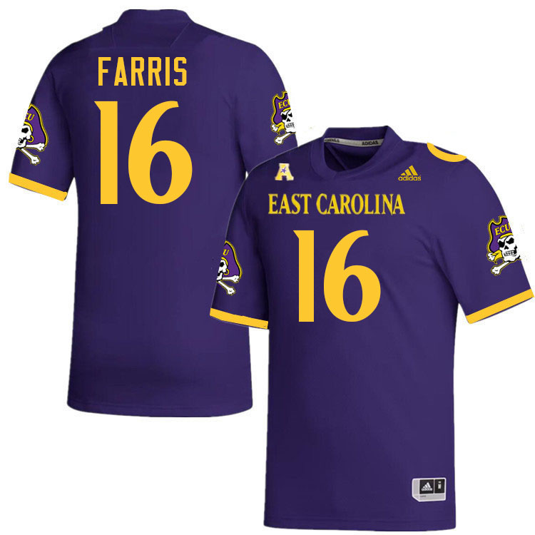 East Carolina Pirates #16 Robert Farris College Football Jerseys,Uniforms-Purple
